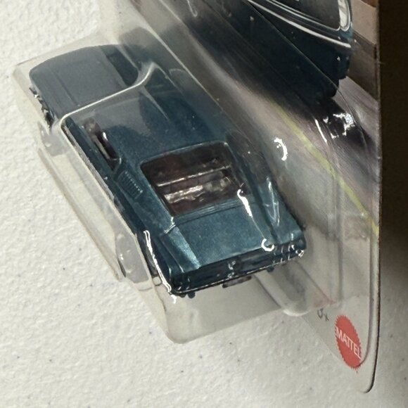 Matchbox 1968 Ford Mustang Fastback Diecast Car Teal Retro Muscle 67/125 - Picture 6 of 6